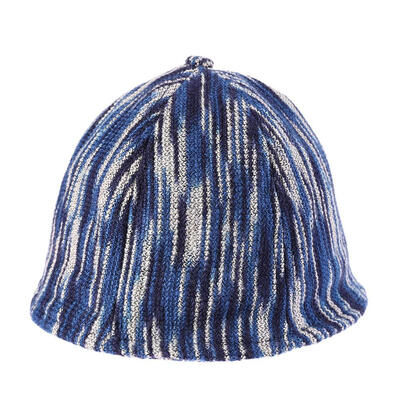

Cute Kids Girls Panama Bucket Hat Children Colorful Stripe Fisherman Cap