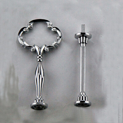 

Cake Plate Stand Crown Handle Fitting Hardware Rod Plate Wedding Party 23 Tier