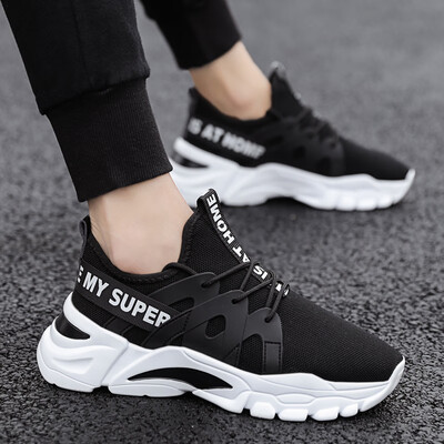 

Summer sports&leisure couple white shoes mens net shoes breathable white old mans shoes Korean version of the trend of wild tide shoes