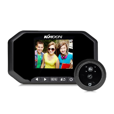

KKmoon 3" LCD 720P Digital Peephole Viewer 160° PIR Door Eye Doorbell Camera IR Night Vision Motion Detection Photo TakingVideo