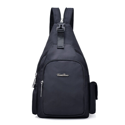 

Trendy shoulder bag woman chest bag ins nylon cloth small backpack Korean version leisure street girl bag