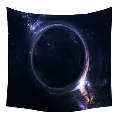 

Gobestart Tapestry Universe Moon Stars Space Plane Creative Home Bedroom Decor Romantic