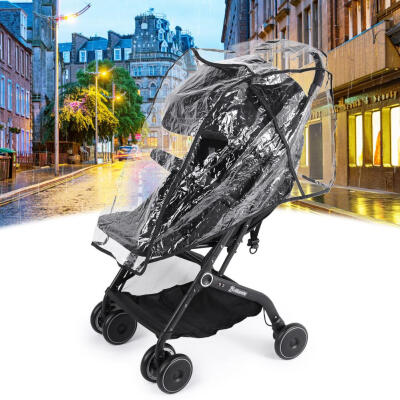 

Baby Stroller Waterproof Rain Cover Pushchair Transparent Wind Dust Shield