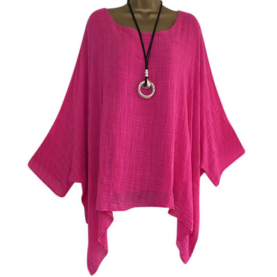 

Women Ladies Round Neck Long Sleeves T-Shirt Blouse Autumn Spring Casual Tops