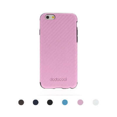 

dodocool Soft Textured PU Leather TPU Case Back Cover Skin Protective Shell for 47" Apple iPhone 6 Dark Blue
