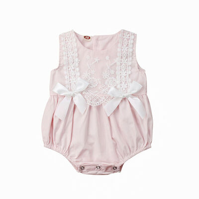 

Summer Toddler Baby Girl Lace Flower Bodysuit Romper Jumpsuit Sunsuit Clothes