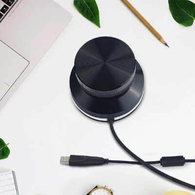 

AIMOS USB Audio Volume Controller Knob Volume Adjuster Rotary Computer Speaker Volume Control Switch For Win7810XPMacVista A