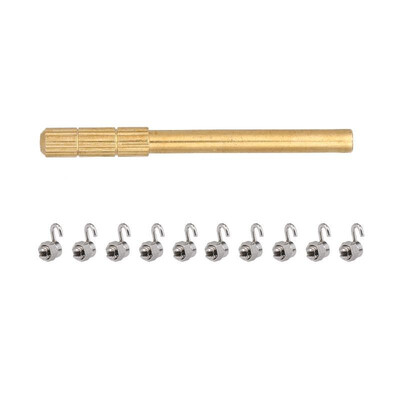 

10pcs Orthodontic Crimpable Hook Stops Lock Left & Right with Instrument Dental Supply
