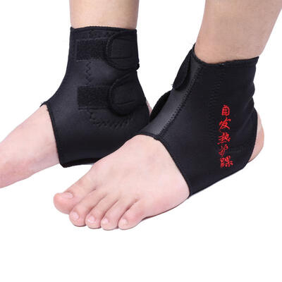 

Greensen 1 Pair Adjustable Self-heating Ankle Support Brace with Compression Straps For Pain Relief