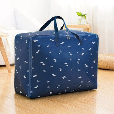 

Many beautiful recall thick storage bag Oxford cloth quilt bag large clothing finishing packing bag waterproof travel storage bag hidden herring 582238