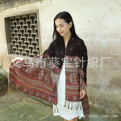 

New cotton bee national wind scarf ladies summer air conditioning shawl autumn&winter bohemian shawl