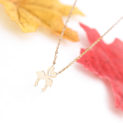 

Handmade Cartoon Love Pink Flamingo Necklace for Children Kids Girls Women Girls Chain Collar Animal Bird Accessories Jewelry