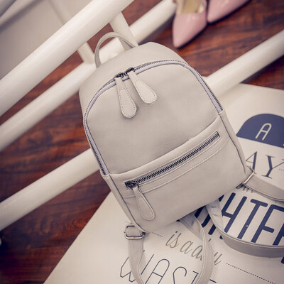 

AOILDLLI Mini Small backpack New Fashion Casual PU Leather ladies feminine backpack for teenage girls school bag Women Backpack