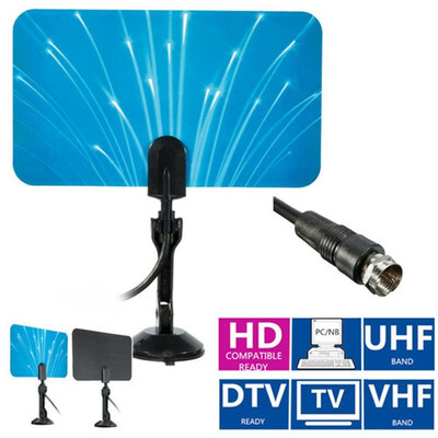 

〖Follure〗Digital Indoor TV Antenna HDTV DTV Box Ready HD VHF UHF Flat Design