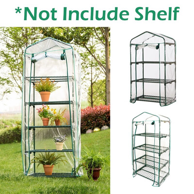 

Garden Green House without Iron Stand Mini Portable Outdoor Warm Greenhouse Flower Plants Gardening