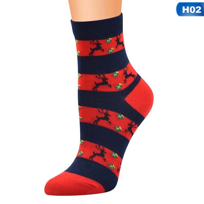 

Lovely Christmas Socks WomenGift Santa Claus Deer Warm Winter Funny Socks