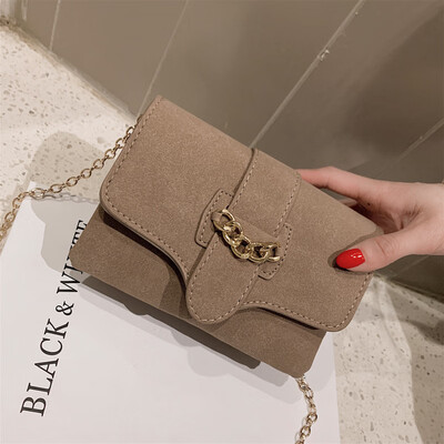 

Qiao Bani 2019 new South Korea Dongdaemun fashion frosted chain three-tier small square bag shoulder diagonal female bag tide