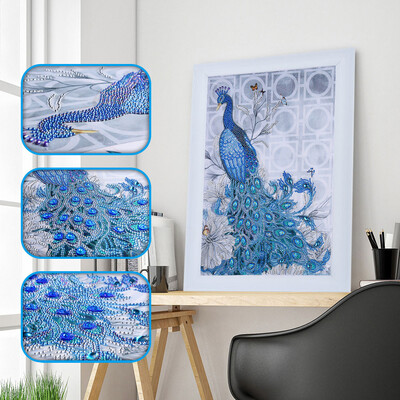 

Gobestart Special Shaped Diamond Painting DIY 5D Partial Drill Cross Stitch Kits Crystal R