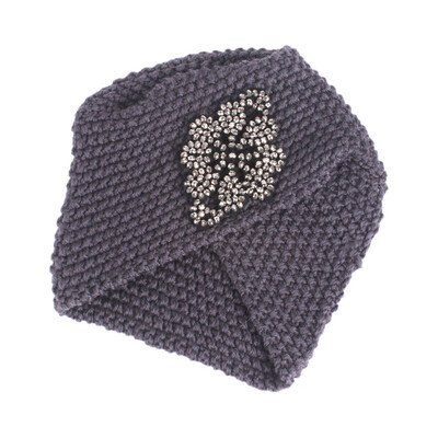 

Tailored Women Ladies Winter Knitting Hat Turban Brim Hat Cap Pile Cap BG