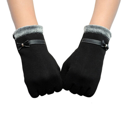 

Girls Women Fashion Winter Warm Touch Screen Outdoor Full Fingers Wrist Gloves