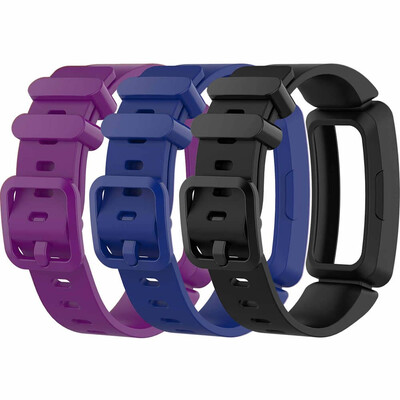 

ECSEM Bands for Fitbit Ace 2 Band Straps for Kids Silicone Wrist Strap Bracelet Compatible with Fitbit Inspire HR