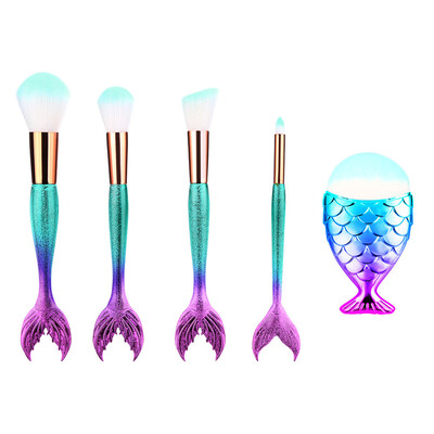 

〖Follure〗5PCS Make Up Foundation Eyebrow Eyeliner Blush Cosmetic Concealer Brushes