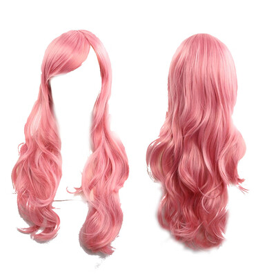 

Gobestart 70cm Womens Heat Resistant Hair Blonde Long Curly Full Wig
