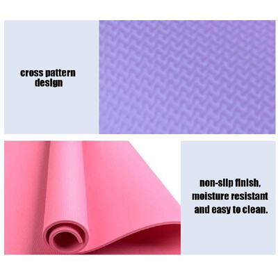 

Yoga Mat Gymnastic Sport Exercise Fitness Workout Mat Moisture Resistant Exercise Mat for Outdoor Camping