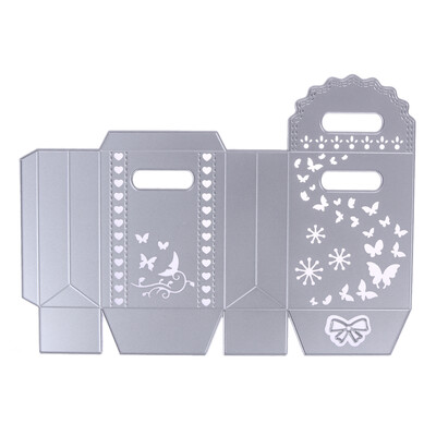 

Scrapbooking Bowknot Candy Gift Box Butteryfly Metal Cutting Dies Stencils