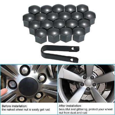 

20pcs Universal 19mm Wheel Nut Covers Lug Nut Caps Screw Protector