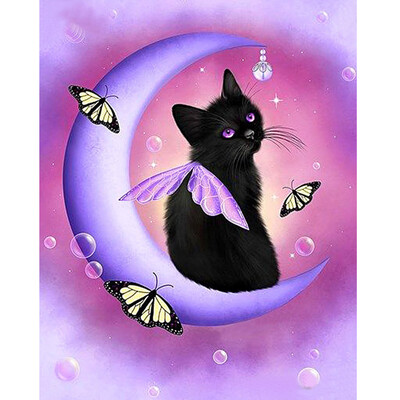 

Gobestart 5D Embroidery Paintings Rhinestone Pasted DIY Diamond Painting Cross Stitch