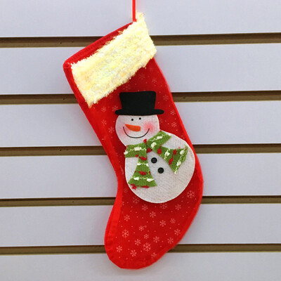 

〖Follure〗Christmas Gift Candy Bag Merry Christmas Santa Claus Snowman Sock Decor A