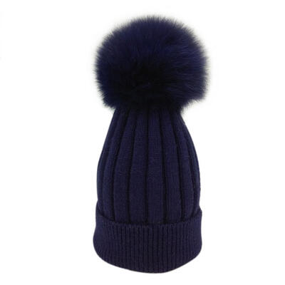 

Fashion Women Winter Warm Hat Fleece Pompom Cap Casual Knitted Beanies Hats