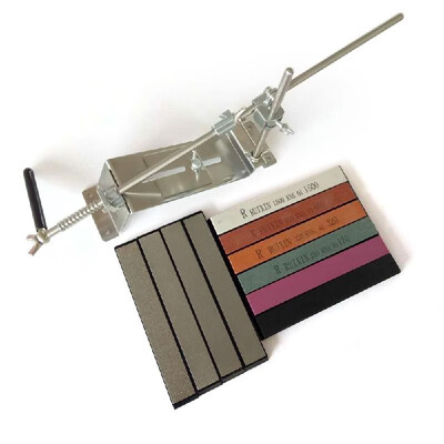 

Upgraded Fixed-angle Knife Sharpener Kit Full Metal Stainless Steel Professional 14 Sharpening Stones