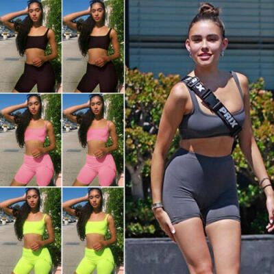 

Women High Waist Sports Shorts Trousers Athletic Gym Fitness Yoga Running Pants