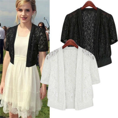 

Summer Womens Loose Floral Shawl Short Cardigan Small shawl Tops Blouse New