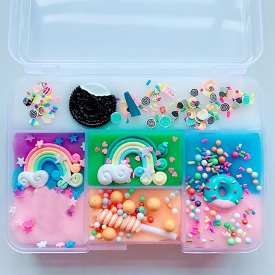 

Gobestart Cute Stretchy Individuality Charm Elasticity Slime Kids Relief Stress Toys Gift