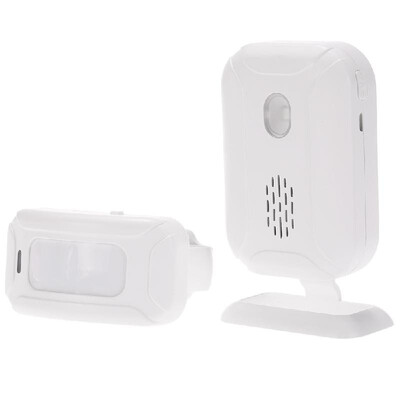 

Wireless Split Welcome Guest Doorbell Motion Detection PIR Sensor Alarm System with Receiver&Transmitter for Home Office Secur