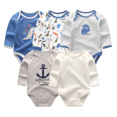 

Kiddiezoom Unicorn Baby Clothing Sets 5Pcs Rompers Babywear Bodysuits Baby Boys Clothes Newborn 0-12M Cotton Baby Girls Clothes