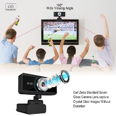 

HXSJ S90 HD Webcam with Mic USB30 20 720P Adjustable 360°High-end Video Call Camera