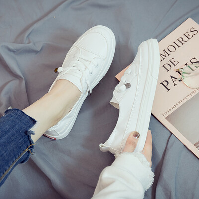 

2019 summer new light-mouth small-and-white womens shoes summer-style students Korean-style 100-way spring-net red-tide shoes
