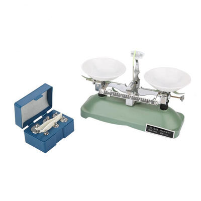 

Greensen 200g02g Mechanical Tray Balance Scale with Weights Chemical Physics Laboratory Teaching Tool