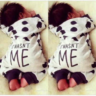 

AU Newborn Baby Boys Girls Long Sleeve Romper Bodysuit Jumpsuit Outfits Clothes