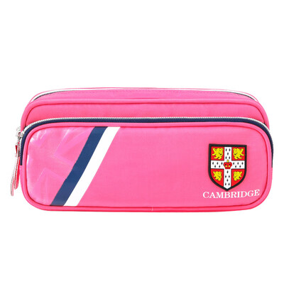 

Union UME plus large pencil bag multi-function student pencil case girl pencil bag three-layer thick zipper stationery bag u95270-2 pink