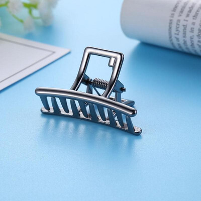 

Fashion Hair Clips Geometric Rectangle Hairpins Metal Hairdressing Tool
