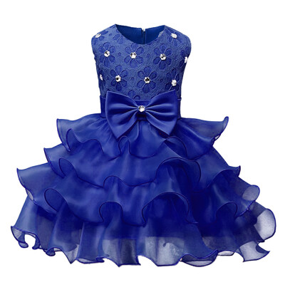

Kids Children Sleeveless Princess Dress Girls Flower Chiffon Formal Dress