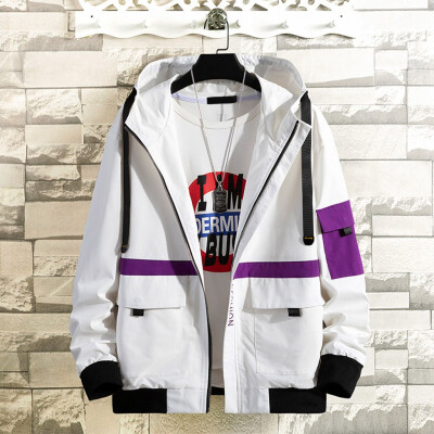 

Toponeto Mens Autumn Winter Long Sleeve Hooded Outwear Tops Blouse Loose Jacket