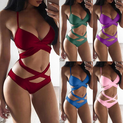 

Roseonmyhand Women Sexy High Cut One Piece Swimsuit Funny Bathing Suit Monokini Swimwear