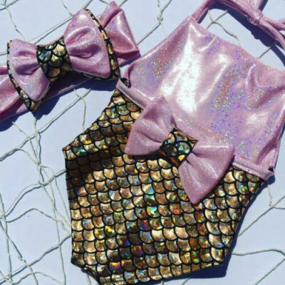 

Summer Princess Kids Baby Girl Mermaid Swimwear Swimsuit Bathing Suit Beachwear
