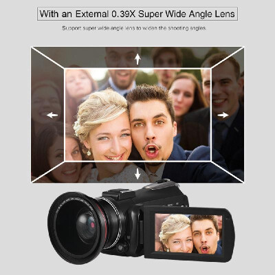 

Andoer AC3 4K UHD 24MP Digital Video Camera Camcorder DV Recorder 30X Zoom WiFi Connection IR Night Vision 31 Inch IPS LCD Touchs
